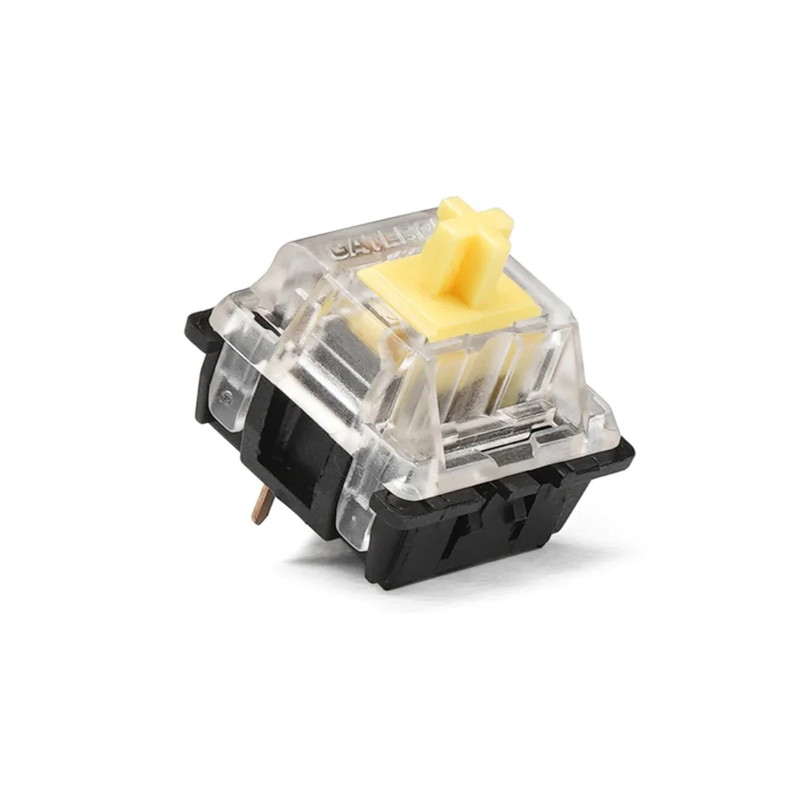 Gateron Linear Switches 3 Pin - Yellow - 10 Pieces - مكبس لوحة مفاتيح